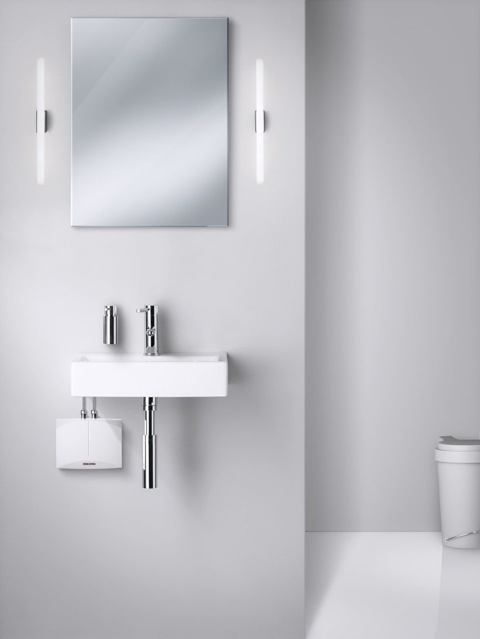 Mini chauffe-eau sous lavabo